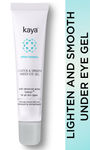 Buy Kaya White Lumenis Lighten & Smooth Under Eye Gel with Advanced Active Haloxyl | For all skin types | Reduce Under Eye Dark Circles & Puffiness | Makes skin firm & even toned, 15 ml - Purplle