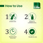 Buy Super Liife Multi Purpose Sanitizer (100ml)-Lemon, Germ Protection On Skin, Hard and Soft Surface - Purplle