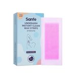 Buy Sanfe Underarm Instant Clean Wax Strips Hair Removal Pack of 9 with Complementary Cleansing wipes ph Balancing,Sea Daffodil Extracts (Multicolor) - Purplle