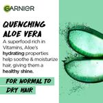 Buy Garnier Fructis Quenching Shampoo For Normal to Dry Hair - Deep Hydration Aloe Vera Hair Food (350 ml) - Purplle