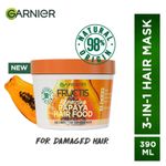 Buy Garnier Fructis Repairing Hair Mask For Dry Hair - Deep Repair Papaya Hair Food (390 ml) - Purplle