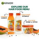 Buy Garnier Fructis Repairing Hair Mask For Dry Hair - Deep Repair Papaya Hair Food (390 ml) - Purplle