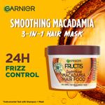 Buy Garnier Fructis Smoothing Hair Mask For Dry Hair - Deep Smooth Macadamia Hair Food (390 ml) - Purplle