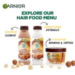 Buy Garnier Fructis Smoothing Hair Mask For Dry Hair - Deep Smooth Macadamia Hair Food (390 ml) - Purplle