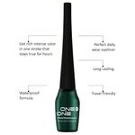 Buy ONE on ONE Waterproof Eyeliner, Green (5 ml) - Purplle