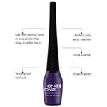 Buy ONE on ONE Waterproof Eyeliner, Purple (5 ml) - Purplle