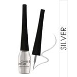 Buy ONE on ONE Waterproof Eyeliner, Set of 2 (Black and Silver) - Purplle