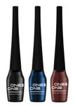 Buy ONE on ONE Waterproof Eyeliner, Set of 3 (Black, Blue, Brown) - Purplle