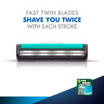 Buy Gillette Vector plus Manual Shaving Razor Blades (Cartridge) 2s pack - Purplle
