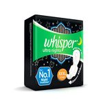 Buy Whisper Ultra Nights XXXL With Wings - 4 Pieces - Purplle