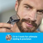 Buy Philips MG7715/15 Multigroom Series 7000 13-in-1, Face, Hair and Body Trimmer/Clipper (Grey) - Purplle