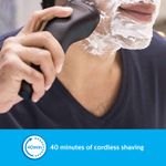 Buy Philips S1121/45 Cordless Electric Shaver, 3D Pivot & Flex Heads, Up to 40 Min of Shaving - Purplle