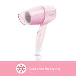 Buy Philips BHC017/00 Hair Dryer Thermoprotect 1200 Watts with Air Concentrator + Diffuser Attachment - Pink - Purplle