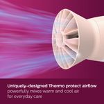 Buy Philips BHD308/30 Hair Dryer 1600W Thermoprotect AirFlower, 3 Heat & Speed Settings for quick drying - Purplle