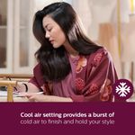 Buy Philips BHD308/30 Hair Dryer 1600W Thermoprotect AirFlower, 3 Heat & Speed Settings for quick drying - Purplle