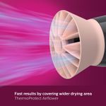 Buy Philips BHD356/10 Hair Dryer 2100 Watts Thermoprotect AirFlower Advanced Ionic Care 6 Heat & Speed Settings-Black - Purplle