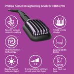 Buy Philips BHH880 /10 Hair Straightener (Black) - Purplle