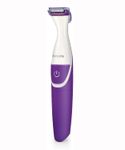 Buy Philips BRT383/15 Essential Bikini Trimmer Trim, Shave & Style (Purple) - Purplle