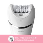 Buy Philips BRE710/00 Cordless Epilator– All-Rounder for Face and Body Hair Removal (White) - Purplle