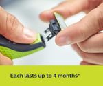 Buy Philips QP220/51 Oneblade Replaceable Blade Pack Including 2 Replaceable Blades, (Lime) - Purplle