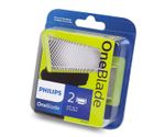 Buy Philips QP220/51 Oneblade Replaceable Blade Pack Including 2 Replaceable Blades, (Lime) - Purplle