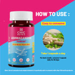 Buy Chicnutrix Ashwagandha KSM-66® - 600mg - Natural Skin De-Stresser with 5% Withanolides - 60 Capsules - Purplle