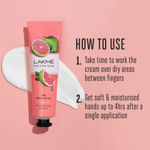 Buy Lakme Hand & Nail Cream with Pomelo, Pentavitin and Almond Oil 30g - Purplle