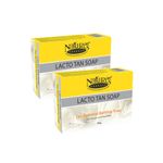 Buy Nature's Essence Lacto Tan Soap, 75gm Pack of 2 - Purplle