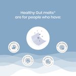 Buy Wellbeing Nutrition Melts Healthy Gut |Plant Based Probiotic 10B CFU, Digestive Enzyme (Protease & Papain) with Organic Apple Cider Vinegar For Indigestion, Gas, Acidity and Bloating (30 Oral Strips) - Purplle