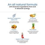 Buy Wellbeing Nutrition Melts Healthy Gut |Plant Based Probiotic 10B CFU, Digestive Enzyme (Protease & Papain) with Organic Apple Cider Vinegar For Indigestion, Gas, Acidity and Bloating (30 Oral Strips) - Purplle