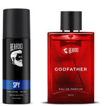 Buy Beardo God Father Eau de Parfum (EDP 100 ml) and Spy Body Spray Perfume 100 ml pack of 2 - Purplle