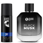 Buy Beardo Black Musk Eau de Parfum (EDP 100 ml) and Spy Body Spray Perfume 100 ml pack of 2 - Purplle