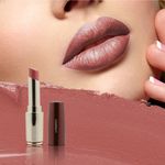 Buy Charmacy Milano Flattering Nude Lipstick (Bedtime Flirt 02) - 3.6g, Daily Wear, Moisturised & Hydrating Lips, Highly Pigmented, Light Weight Lipstick, Smooth Application, Non-Toxic, Vegan, Cruelty Free - Purplle