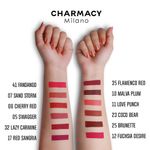 Buy Charmacy Milano Stunning Longstay Liquid Lipstick (Sand Storm 07) - 5.6 ml, Velvet Intense Matte Finish, 12 Hours, SmudgeProof, WaterProof, KissProof, One Swatch Application, Non-Toxic, Vegan, Cruelty Free - Purplle