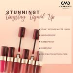 Buy Charmacy Milano Stunning Longstay Liquid Lipstick (Sand Storm 07) - 5.6 ml, Velvet Intense Matte Finish, 12 Hours, SmudgeProof, WaterProof, KissProof, One Swatch Application, Non-Toxic, Vegan, Cruelty Free - Purplle