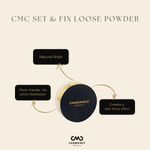 Buy Charmacy Milano Set and Fix Loose Powder - 16 gm, Controls Oil, Blur Pores and Fine Lines, Flashproof, Soft Focus, Natural Coverage, Weightless Matte, Vegan, Cruelty-Free, Non Toxin - Purplle