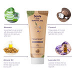 Buy Sanfe Hair Removal Gel for Women 100g with Aloe Vera & Coconut Extracts Painless Hair Removal Gel for sensitive skin (Multicolor) - Purplle