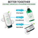 Buy Alps Goodness Coconut, Argan Oil & Hyaluronic Acid Hydrating & Moisturizing Conditioner For Dry Hair(200 ml)| No Nasties| CGM Friendly| Silicone Free - Purplle
