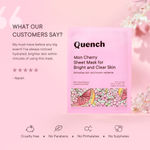 Buy Quench Botanics Cherry Blossom Sheet Mask For Bright & Clear Skin With Pearl Extracts (Pack Of 1) - Purplle