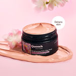 Buy Quench Cherry Blossom Brightening Clay Mask With Pearl Extracts, Refines Pores & Boosts Radiance - 50ml - Purplle