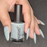 Buy KOROKO 190 Grey Cookie Crumble Nailpolish - Purplle
