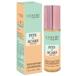 Buy LUXURI Pits & Scars Acne Face Gel, Pits Stop Gel Perfect for Lightening, Pigmented Acne Spots, Glowing & Radiant Skin - 50Ml, Small - Purplle