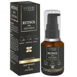 Buy LUXURI Retinol 4-In-1 Face Serum, Serum for Anti Aging, Night Face Serum with Retinol & Glutathione, Hyaluronic, Vitamin C - 30 ml, Small - Purplle