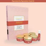 Buy Aryanveda De-Pigmentation Facial Kit, A Whole Face Care Pigmentend Facial Kit Solution For Even Skin and Pigmentation Control, 260 gm - Purplle