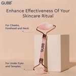 Buy GUBB Rose Quartz Face Roller, Face Massager for Wrinkles, Fine Lines & Skin Firming - Purplle