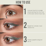 Buy NY Bae Metallic Eyeliner - Silver Soiree 01 (4.5 ml) | Metallic Glitter Finish | Super Pigmented | Quick Drying | Smudgeproof | Water Resistant - Purplle