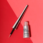 Buy NY Bae Metallic Eyeliner - Silver Soiree 01 (4.5 ml) | Metallic Glitter Finish | Super Pigmented | Quick Drying | Smudgeproof | Water Resistant - Purplle