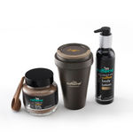 Buy mCaffeine Coffee Deep Body Cleansing Kit | Body Scrub, Body Wash, Body Lotion | Deeply Cleanses, Exfoliates, Moisturizes | Enriched with Vitamin-E and Coconut Oil Combo of 3 - Purplle
