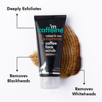 Buy mCaffeine Coffee Body Scrub & Face Scrub for Women & Men | Exfoliate Scrub Combo with Tan Removal Body Scrub (100gm) and Blackhead Remover Espresso Face Scrub (75gm) for Soft & Smooth Skin 175 gm - Purplle