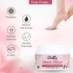 Buy Globus Naturals Crack Cream For Dry Cracked Heels & Feet | Enriched With Aloevera | Rose|Almonds |Lavender 100 Gm - Purplle